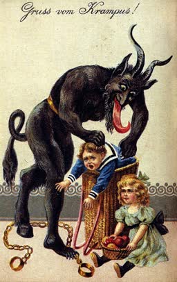 Postkarte Gruß vom Krampus